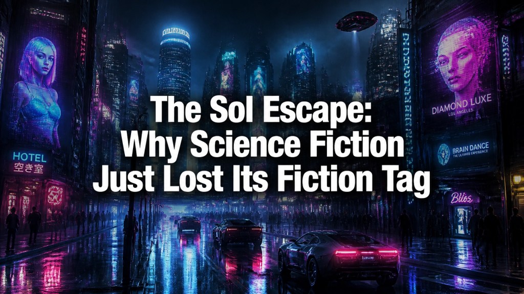 The Sol Escape: Why Science Fiction Just Lost Its Fiction Tag